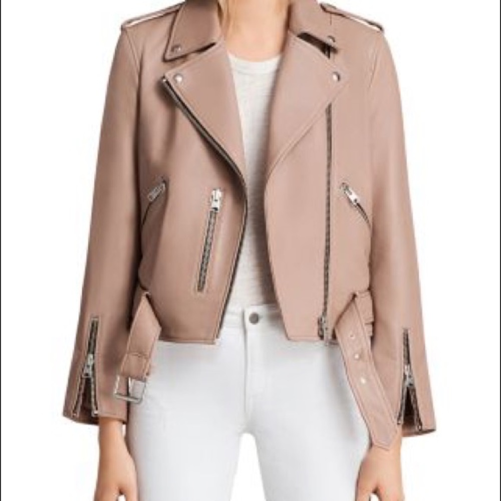 All saints Balfern leather jacket